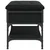 Klupa za cipele crna 62 x 42 x 45 cm od konstruiranog drva