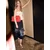 Reserved - Satenski top s peplum porubom