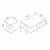 Hanah Home klub sto Via 20454, 40,9 cm, travertin / Rahle