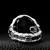 Prstan Double Skull - SS8-101R