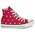 Converse CHUCK TAYLOR ALL STAR HEARTS ROSES Rdeča