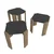 Hanah Home Klub sto Lori 44,5x41x44,5cm Orah