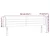 Vidaxl Vzglavje z ušesi krem 163x16x78/88 cm blago