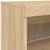 Komoda s LED svjetlima boja hrasta sonome 60x37x67 cm