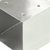 Spojnici za stupove u T-obliku 4 kom pocinčani metal 101x101 mm