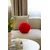 Aberto Design Ukrasni jastuk Teddy Top 25, 25x25x25 cm, Crveni