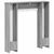 Okvir za kamin Siva Sonoma 102 x 20 x 102 cm Konstruirano drvo