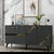 HANAH HOME Komoda Iris Anthracite Gold