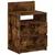 vidaXL Nočne omarice z 2 predaloma 2 kosa dimljen hrast 40x33x60 cm