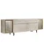 HANAH HOME TV polica Zenith Travertine Gold