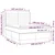 Vidaxl Box spring postelja z vzmetnico LED temno siva 140x190 cm blago