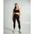 Avenox Ženski sportski top Aura Crossback, Crni