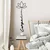 Opviq Zidna dekoracija Carpe Diem 4, 21x60 cm, 1.5 mm, Crna