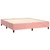 Vidaxl Box spring postelja z vzmetnico roza 200x200 cm žamet
