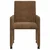 vidaXL Jedilni stoli 2 pcs Rjava 57 x 66 x 94 cm Umetno semiš usnje