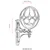 Lessentiel Maison Spoljna zidna lampa BAP-68081-BSY-M3, 62 cm, IP65, E27, Crna