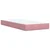 Vidaxl Box spring postelja z vzmetnico roza 90x190 cm žamet