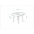 HANAH HOME Trpezarijski sto Oliver Oak Black