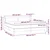 Vidaxl Box spring postelja z vzmetnico temno rjav 200x200 cm blago