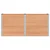 Vidaxl Vrtna visoka greda Rjava 200 x 50 x 91 cm