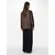 PIECES Bluza PCEFFI temno rjava