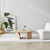 HANAH HOME Sto za dnevnu sobu Rock Sapphire Oak
