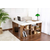 HANAH HOME Radni sto Vesper Venezia Walnut White
