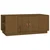 Greatstore Klubska mizica medeno rjava 100x50x41 cm trdna borovina