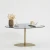 Hanah Home Klub sto Soho 85x40x67cm Tamnosivo-Zlatni