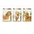 Wallity Slika Huhu399, 40x60 cm, 3 dela