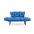 Atelier del Sofa Dvosed na razvlačenje Nitta 155x85x70cm Plavi