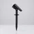 LED RGB Solarna lampa 2u1 LED/3,7V 1200 mAh IP54 crna