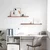 Polica na zidu 2 pcs Crvena 100 x 9 x 3 cm Konstruirano drvo
