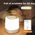 Onefire Noćna lampa LED, 3 W, Punjiva, Bežična, Bela