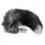 Alive Analna kupa Black & White Fox Tail S