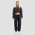 GymBeam Women‘s Aura Cropped Sweatshirt Washed Black
