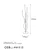 Opviq Podna lampa Bonibon-13231, 35x35x155 cm, 5x E14, 200 cm Kabl, Crna