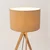 Sollux SL.1905 - Podna lampa NATT 1xE27/15W/230V taupe