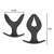 Hidden Desire Extreme Anchor Plug Medium Black