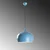 Opviq Luster Patine, 36-125cm, O28 cm, E27, Plavi