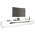 TV ormarić s LED svjetlima bijeli 300 x 35 x 40 cm
