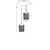 Opviq Luster 2607864, Crni