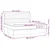 Vidaxl Box spring postelja z vzmetnico temno modra 200x200 cm žamet