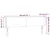 Vidaxl vidaXL Vzglavje postelje z LED modro 183x16x78/88 cm blago