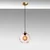 Opviq Luster Benek-20-14313, 20x20x120, IP20, Zlatno-roze boje