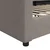 Greatstore Raztegljiva postelja taupe 100x200 cm blago