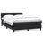 Vidaxl Box spring postelja z vzmetnico črna 160x210 cm žamet