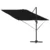 Roma Suncobran Crna 286 x 284 x 265 cm Aluminij i poliester