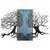 Murmure des Feuilles -1 - Blue, Black BlueBlack Decorative Wooden Wall Accessory