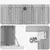 TV ormar za zid Siva sonoma 98 x 41 x 30 cm Konstruirano drvo